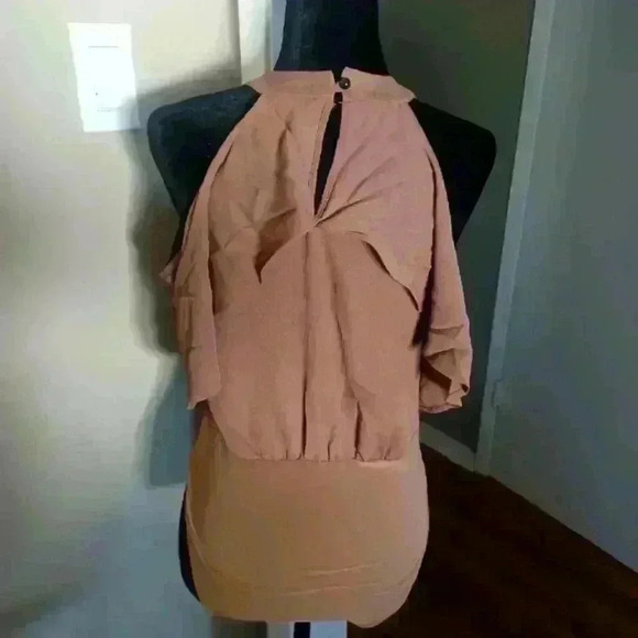 Fashion Nova Womens Tan Bodysuit M - Picture 4 of 14